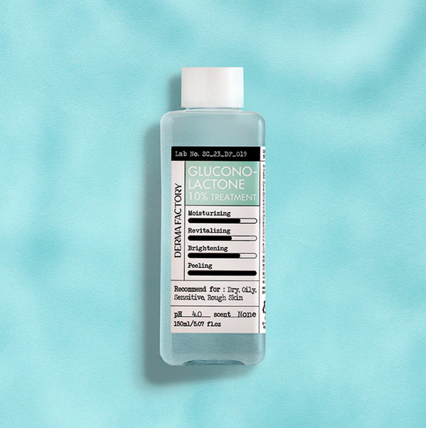 Тонер-есенція з PHA кислотою для обличчя 150 мл - Derma Factory Gluconolactone 10% Treatment 234 фото