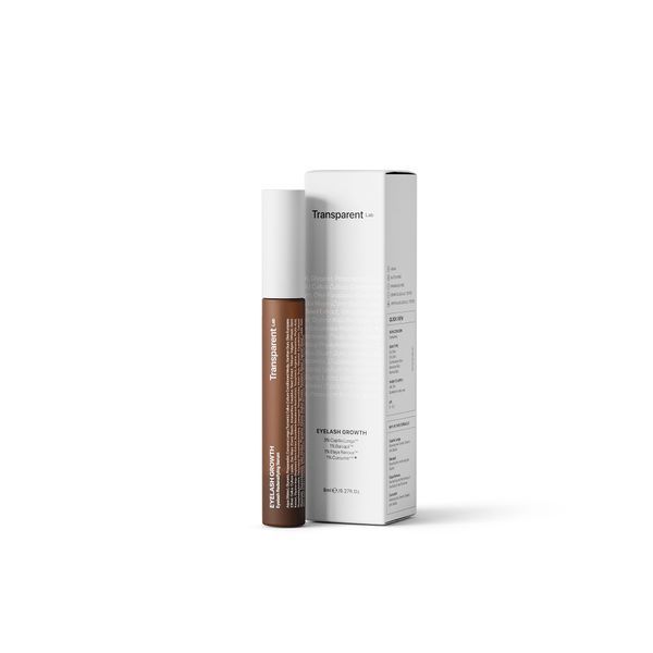 TRANSPARENT-LAB EYELASH GROWTH, 8ml Сироватка для відновлення густоти вій 95 фото
