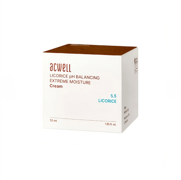 Крем для зволоження шкіри обличчя 55 мл, ACWELL Licorice pH Balancing Extreme Moisture Cream 143 фото