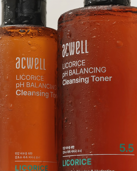 ACWELL Licorice pH Balancing Cleansing Toner, Тонік для очищення шкіри обличчя 150 мл 144 фото