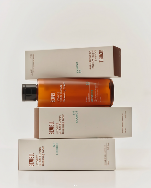 ACWELL Licorice pH Balancing Cleansing Toner, Тонік для очищення шкіри обличчя 150 мл 144 фото
