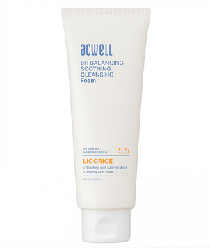 ACWELL pH Balancing Soothing Cleansing Foam, Пінка для очищення шкіри обличчя 180 мл 145 фото