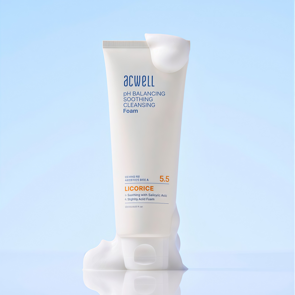 ACWELL pH Balancing Soothing Cleansing Foam, Пінка для очищення шкіри обличчя 180 мл 145 фото