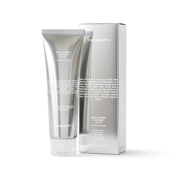 TRANSPARENT-LAB ROSE CALMING CLEANSER pH 5.5, 150ml Ніжний очищувач для обличчя 2 фото