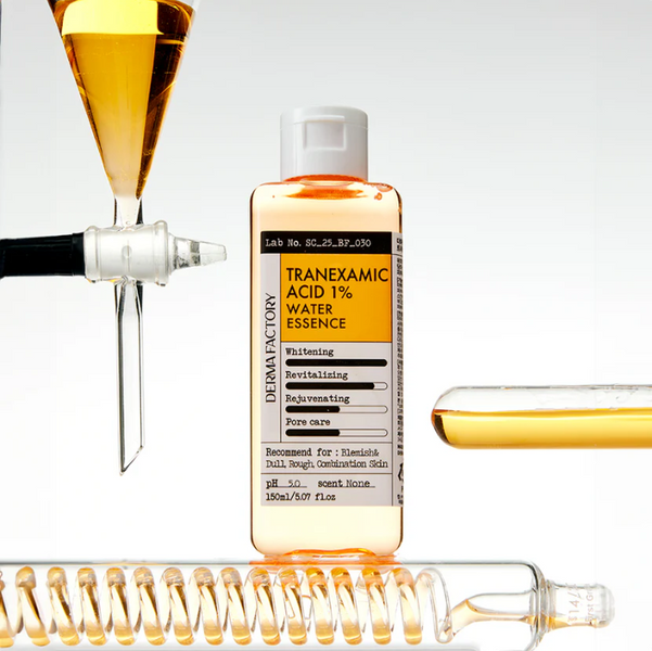 Освітлюючий та балансуючий тонер 150 мл, Derma Factory Tranexamic Acid 1% Water Essence 149 фото