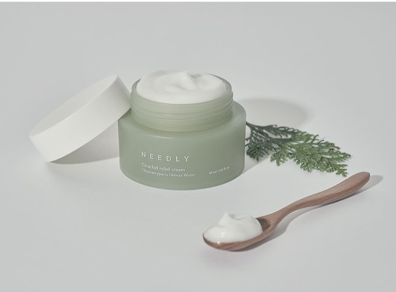 NEEDLY Cicachid Relief Cream - Крем для обличчя з центелою, пантенолом та керамідами, 48мл 249 фото