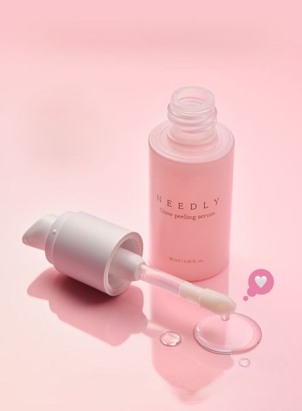 Сироватка для обличчя з бурштиновою та транексамовою кислотами - NEEDLY Glow Peeling Serum, 30мл 301 фото