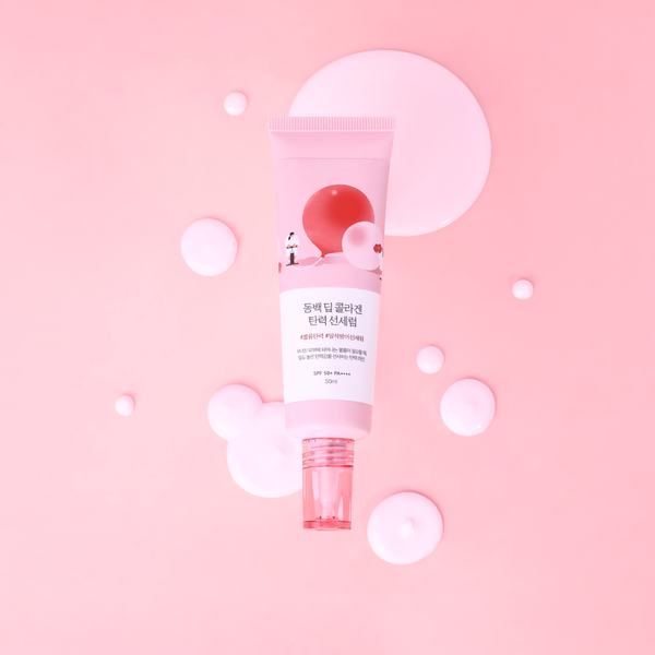 ROUND LAB Camellia Deep Collagen Firming Sun Serum, 50 ml Сонцезахисна сироватка з колагеном 56 фото