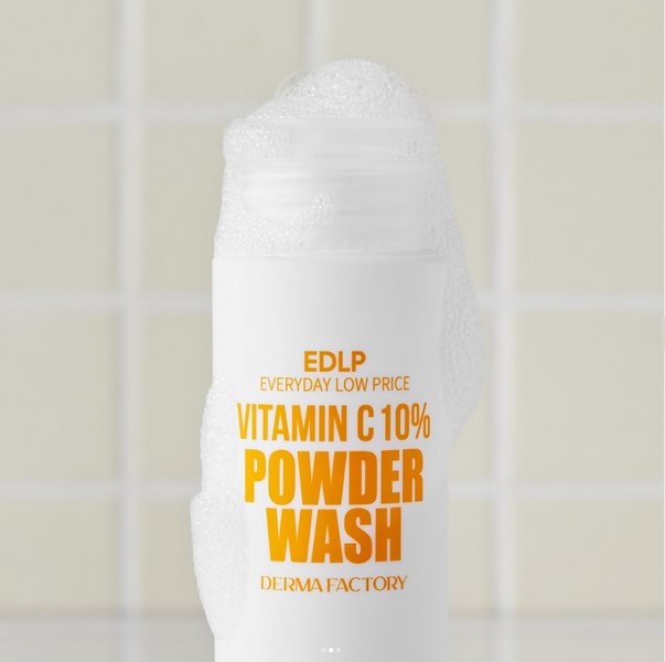 Ензимна пудра для очищення обличчя 50 г, Derma Factory Vitamin C 10 % Powder Wash 153 фото