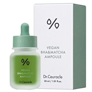 Сироватка для обличчя з BHA та матчою - Dr. Ceuracle Vegan BHA & Matcha Ampoule, 30 мл 255 фото