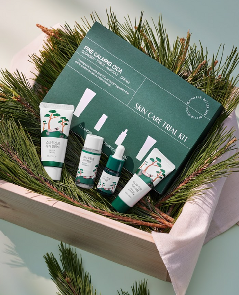 ROUND LAB Pine Calming Cica Trial Kit Набір мініверсій засобів з екстрактом голок сосни 105 фото