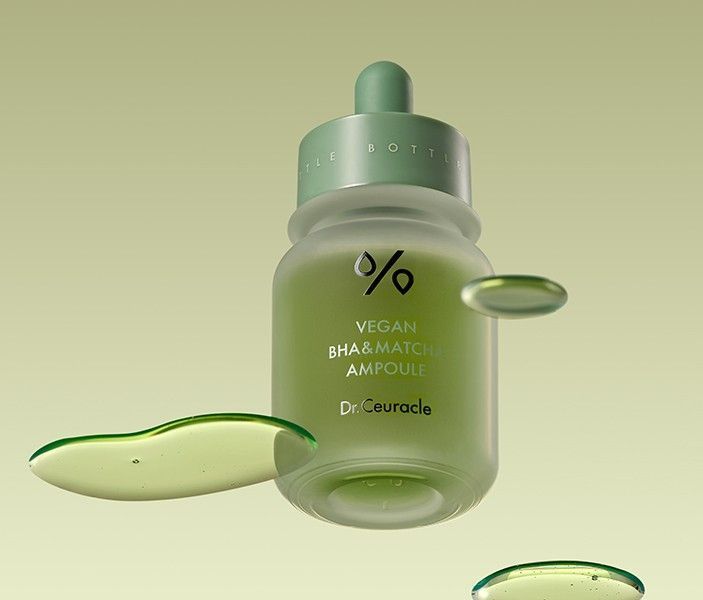 Сироватка для обличчя з BHA та матчою - Dr. Ceuracle Vegan BHA & Matcha Ampoule, 30 мл 255 фото