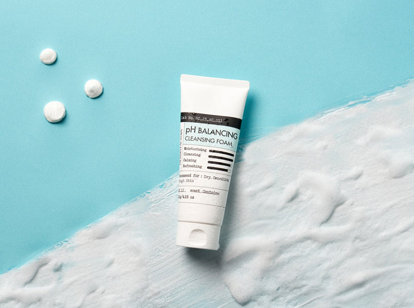 Пінка для вмивання обличчя 120 г, Derma Factory pH Balancing Cleansing Foam 155 фото