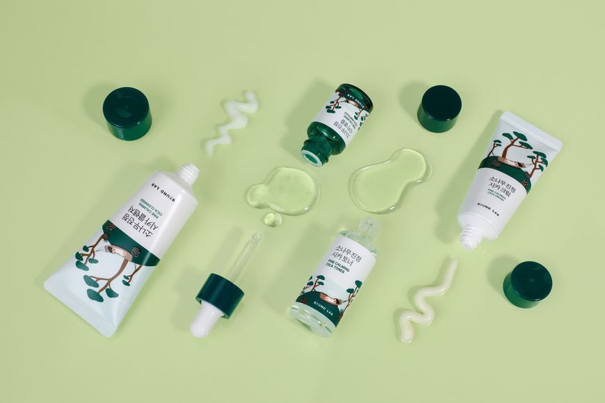 ROUND LAB Pine Calming Cica Trial Kit Набір мініверсій засобів з екстрактом голок сосни 105 фото
