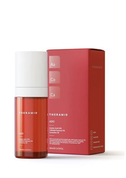 THERAMID AZID, 30ml Антивікова сироватка з Azelaic Acid 15% 10 фото