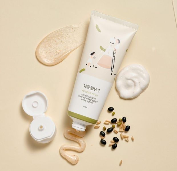 ROUND LAB Soybean Cleanser, 150 ml Очищуюча пінка з екстрактом чорних соєвих бобів 60 фото