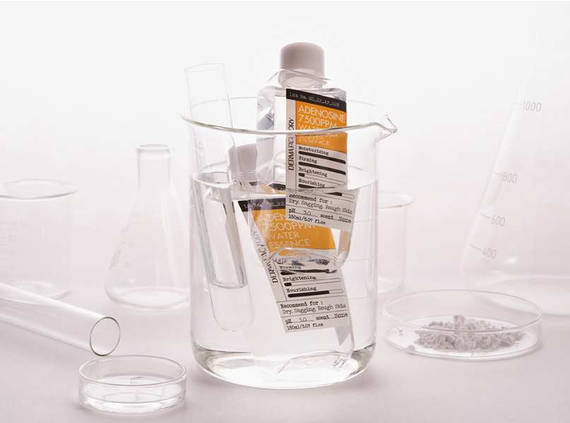 Тонер-есенція для обличчя з аденозином 150 мл, Derma Factory Adenosine 7500 ppm Water Essence 157 фото