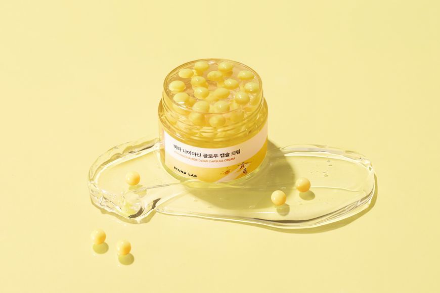 ROUND LAB Vita Niacinamide Glow Capsule Cream, 50 ml Освітлювальний крем з капсулами 109 фото
