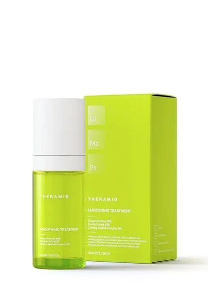 THERAMID SMOOTHING TREATMENT, 30ml Антивікова сироватка з м&rsquo;якими кислотами для рівномірного сяйва 14 фото