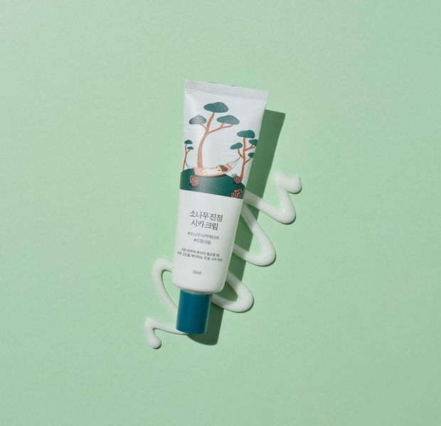 ROUND LAB Pine Calming Cica Cream 50 ml Заспокійливий крем з екстрактом голок сосни 64 фото