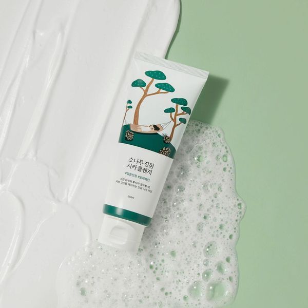 ROUND LAB Pine Calming Cica Cleanser &mdash; очищувальна пінка з екстрактом голок сосни, 150 мл 65 фото