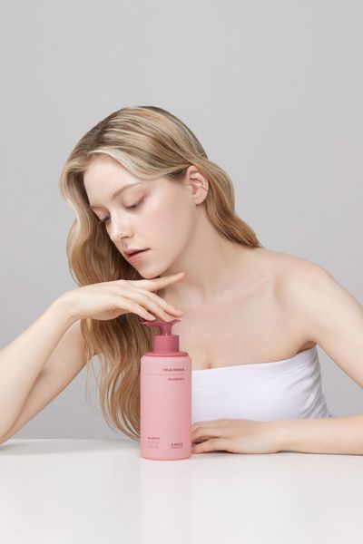 Шампунь для сухого та пошкодженого волосся 500 мл, AMOS Professional True Repair Shampoo 186 фото