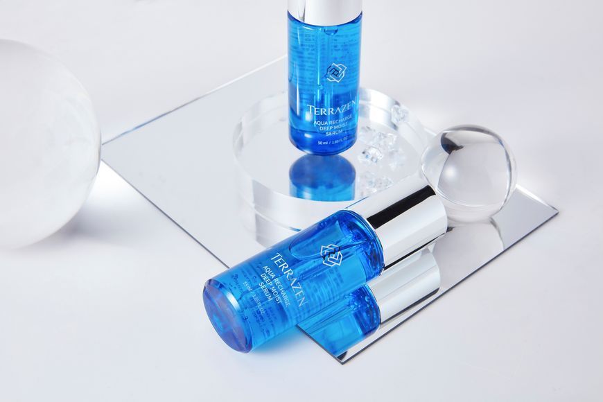 Зволожуюча сироватка для обличчя з гіалуроновою кислотою - TERRAZEN Aqua Recharge Deep Moist Serum, 55 мл 264 фото