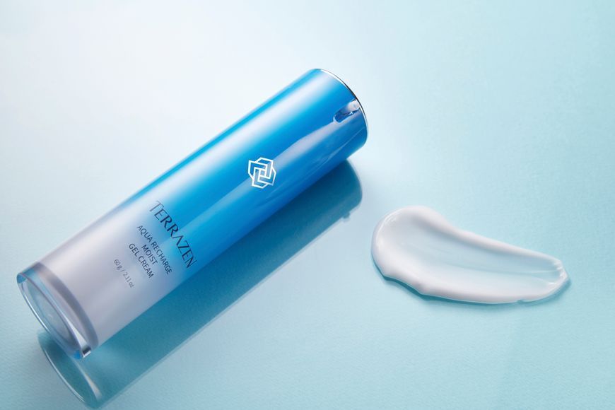 Зволожуючий крем-гель для обличчя з гіалуроновою кислотою - TERRAZEN Aqua Recharge Moist Gel Cream, 60г 265 фото