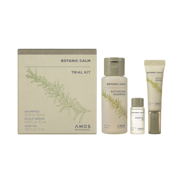 AMOS Professional Botanic Calm Trial Kit - Набор миниатюр для чувствительной кожи головы с розмарином и керамидами. 316 фото