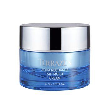 Terrazen Aqua Recharge 24H Moist Cream &ndash; интенсивный увлажняющий крем для лица с комплексом из 7 видов гиалуроновой кислоты и пробиотиками, 50мл 367 фото