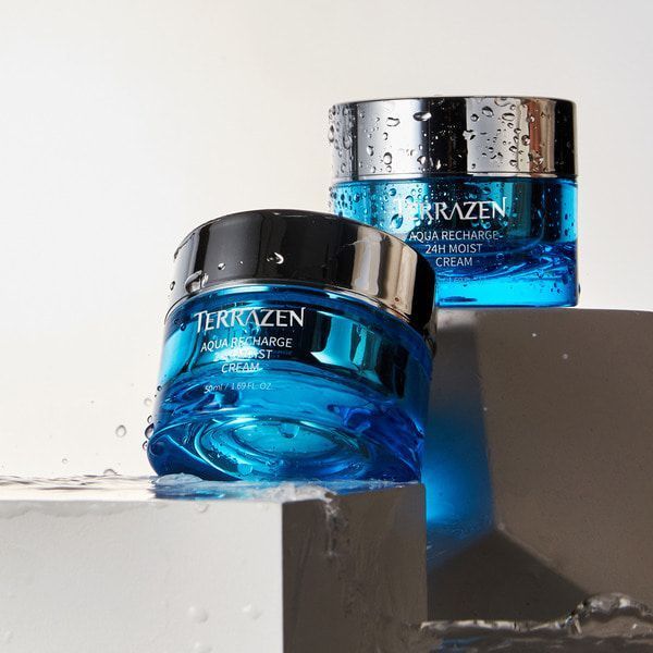 Terrazen Aqua Recharge 24H Moist Cream &ndash; интенсивный увлажняющий крем для лица с комплексом из 7 видов гиалуроновой кислоты и пробиотиками, 50мл 367 фото