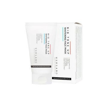 Usolab Bio Tone Up Whitening Mask &mdash; освітлювальна маска для обличчя з транексамовою кислотою, ніацинамідом та арбутином, 50мл 323 фото
