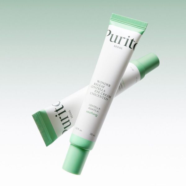 Purito SEOUL Wonder Releaf Centella Eye Cream Unscented, 30ml Крем для повік з центеллою та пептидами без ефірних олій 77 фото