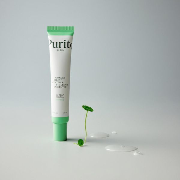 Purito SEOUL Wonder Releaf Centella Eye Cream Unscented, 30ml Крем для повік з центеллою та пептидами без ефірних олій 77 фото