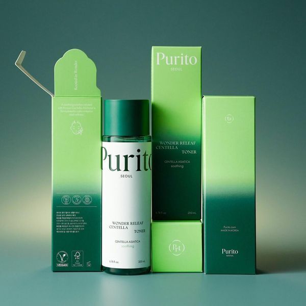 Purito SEOUL Wonder Releaf Centella Toner, 200ml Заспокійливий тонер з центеллою 79 фото