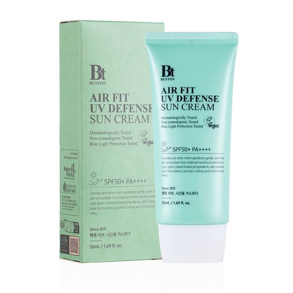 Сонцезахисний крем для обличчя 50 мл, BENTON Air Fit UV Defense Sun Cream SPF50+/PA++++ 177 фото