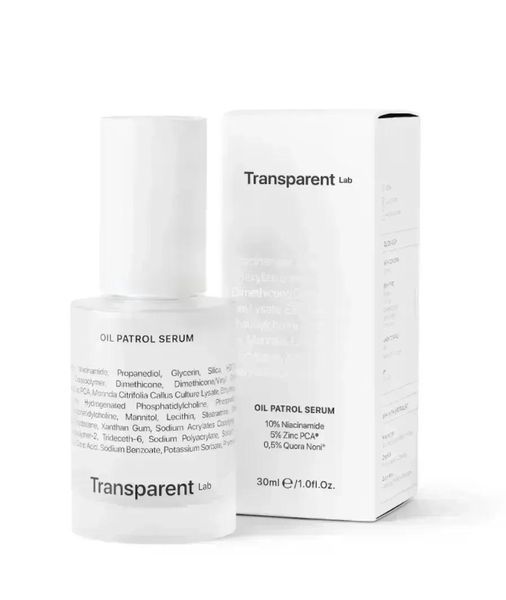 TRANSPARENT-LAB OIL PATROL SERUM, 30ml Матуюча сироватка 84 фото