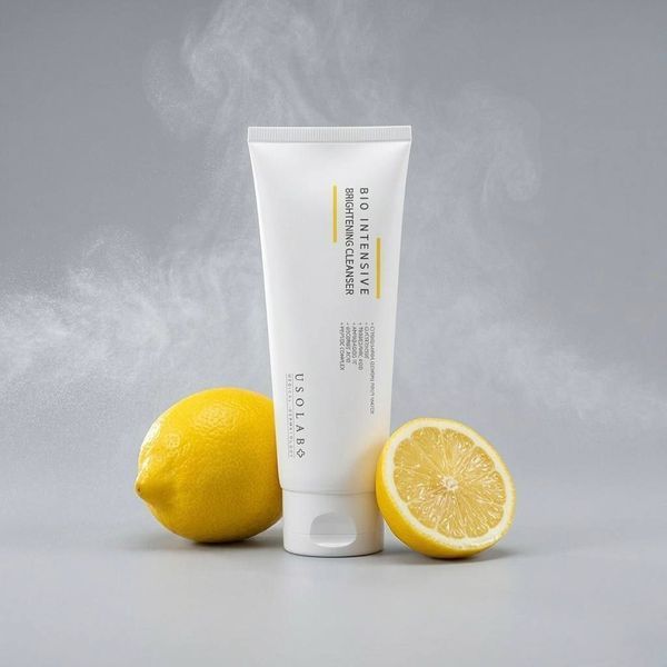 Гель для вмивання з антиоксидантами та глутатіоном 120 мл - USOLAB Bio Intensive Brightening Cleanser 230 фото