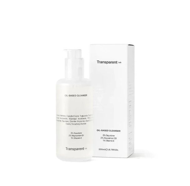 TRANSPARENT-LAB OIL-BASED CLEANSER, 200ml Засіб для зняття макіяжу на масляній основі 86 фото