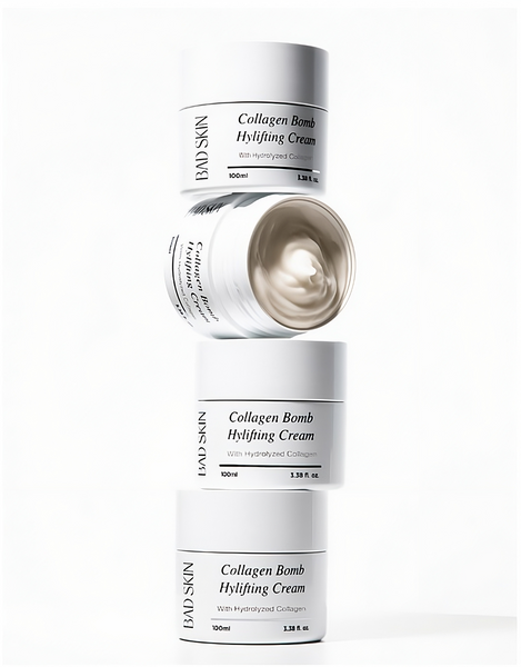 Крем для догляду за шкірою обличчя 100 мл, BAD SKIN Collagen Bomb Hylifting Cream 139 фото