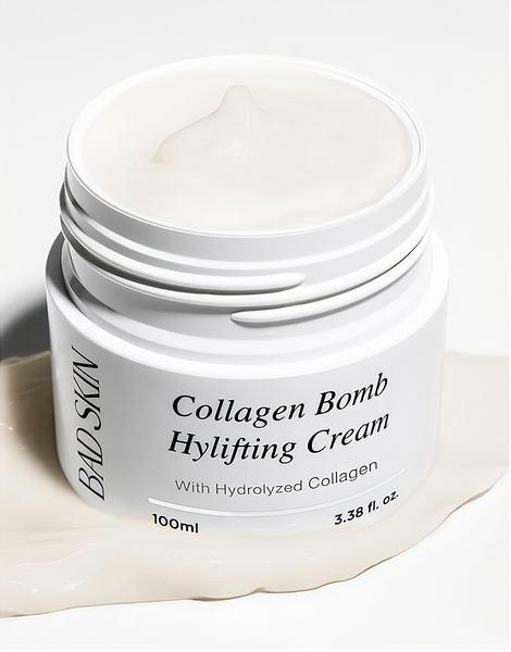 Крем для догляду за шкірою обличчя 100 мл, BAD SKIN Collagen Bomb Hylifting Cream 139 фото