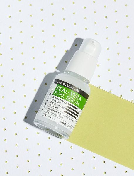 Сироватка для обличчя з алое 30мл - Derma Factory Real Vera Pore Serum 240 фото